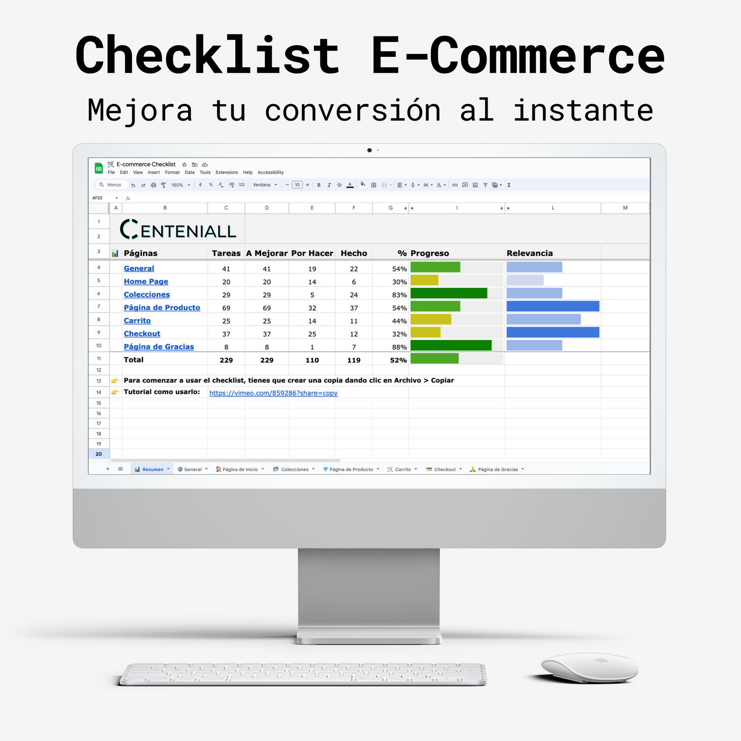 Checklist de Conversión