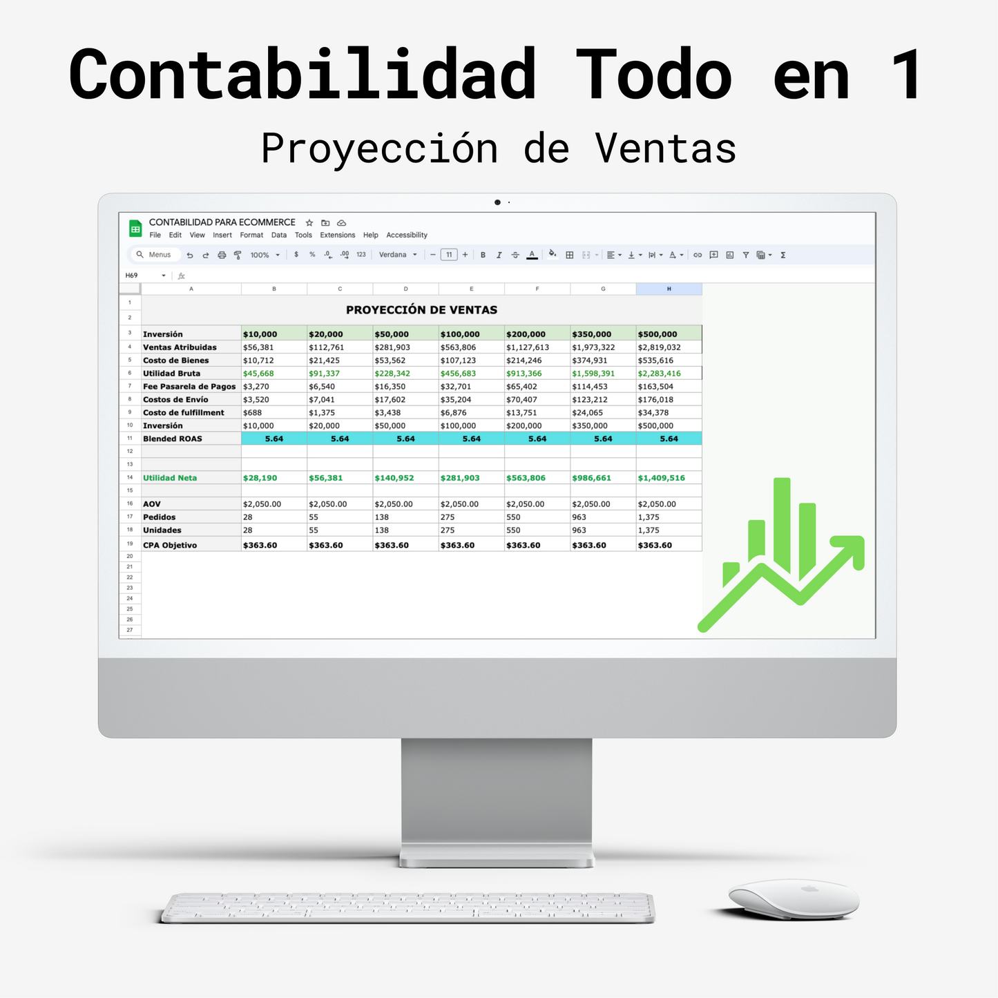Plantilla de Contabilidad Ecommerce